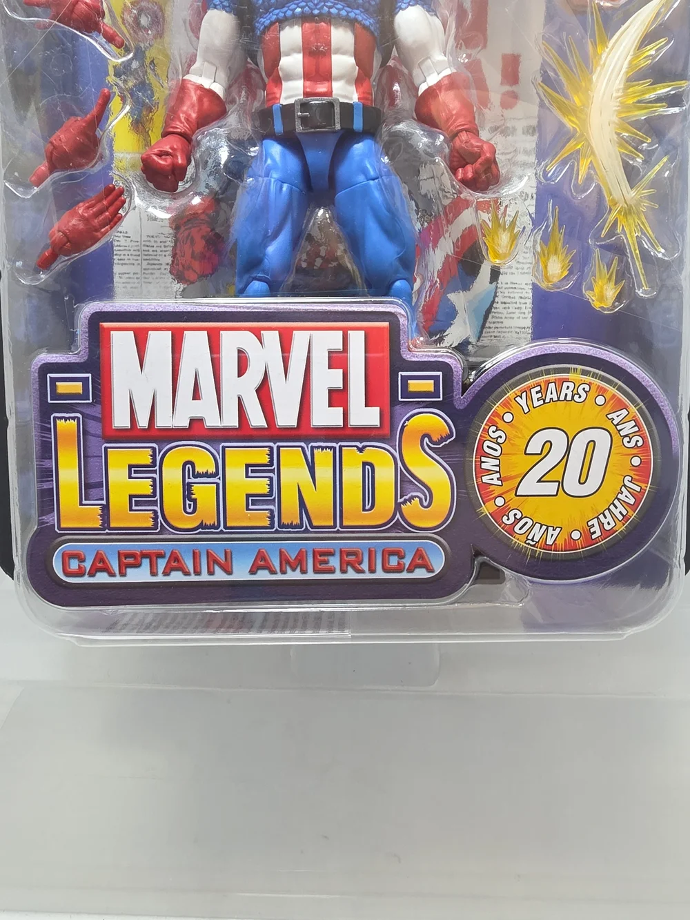 Marvel Legends 20th Anniversary Captain America Series 1 Hasbro Figure MOC (F4)
